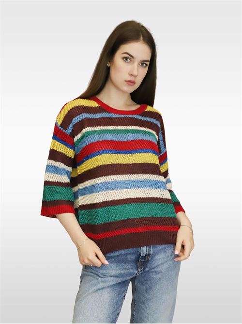 Linen crochet-knit jumper MAXMARA WEEKEND | 2353610531600018